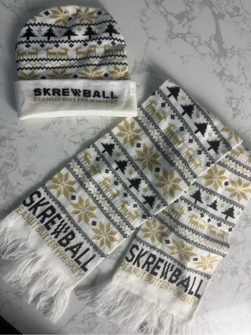 Skrewball scarf and beanie
